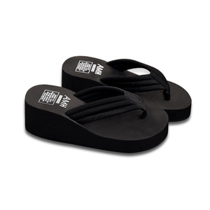 <span class=keywords><strong>Tongs</strong></span> plates tendance pour femmes, couleur unie, semelle épaisse, <span class=keywords><strong>noires</strong></span>, décontractées, simples, pour l'été - Product Image 5