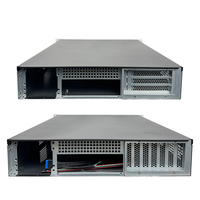2U Server Case 600mm Depth Full-height Card Multiple Drive Bays Redundant Dual Power Supply E-ATX ITX Motherboard Compatibility