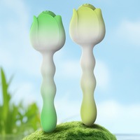 Silikon Ultra-Mini Abnehmbarer Rosen-Vibrator für Frauen Orgasmus-Punkt-Stimulator AV-Stick Wasserdicht IPX7 Umweltfreundlich Know Select