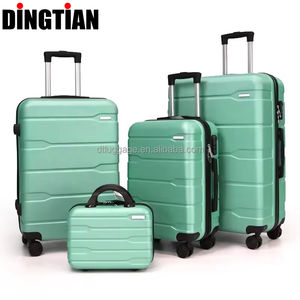 Coquille rigide 14 20 24 28 pouces sac de voyage à roulettes bagages valises de voyage ensembles avec sac à cosmétiques vente en gros d'usine à prix bon marché - Product Image 1