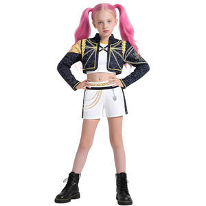 ชุดคอสเพลย์อนิเมะนักล่าปีศาจ Kpop สีดำทอง ปรับแต่งได้ ลดราคาพิเศษ สำหรับงานคาร์นิวัลและการแสดง - Product Image 5