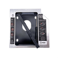 OEM Caddy HDD 2.5 Inci 9.5Mm 2nd SATA HDD SSD Hard Drive Caddy untuk Adaptor HP dengan Obeng Detik Hdd Tray Caddy
