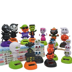 Figura Decorativa <span class=keywords><strong>de</strong></span> Halloween con Energía Solar, Muñeco con Cabeza Móvil para el Día <span class=keywords><strong>de</strong></span> <span class=keywords><strong>los</strong></span> <span class=keywords><strong>Muertos</strong></span>, Decoración para Fiestas - Product Image 1