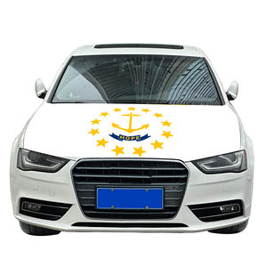 Venta al por mayor 120x150cm Rhode Island Car Hood Covers Resistente al desgaste y Durable Banderín Estilo Motor Hood Cover - Product Image 5