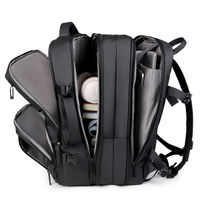 Sac à dos pour ordinateur portable extensible et imperméable personnalisé, sac à dos pour ordinateur de grande capacité pour les trajets quotidiens et les voyages d'affaires