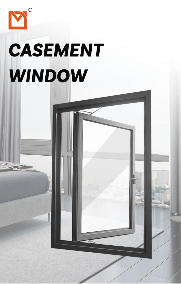 Cheap aluminium windows prices replacement double glazing casement windows with nice quality  in nigeria