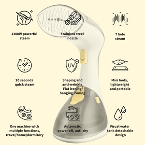 Plancha de Vapor Portátil de Alta Calidad de 1300W con Boquilla de Acero Inoxidable para Uso Doméstico - Product Image 4