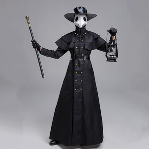 BAIGE-Disfraz del Doctor Schnabel, Cosplay de Halloween, disfraz Vintage Medieval de plaga, utillaje Punk para fiesta, máscara de <span class=keywords><strong>cuervos</strong></span>, regalo de Carnaval - Product Image 2