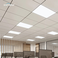 Panneau lumineux LED rétroéclairé à économie d'énergie 600x600 30W 40W 60W 80W, plafonnier sans scintillement pour éclairage de bureau moderne