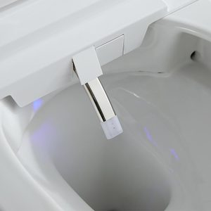 Inodoro Inteligente de Cerámica con Sifón y Descarga por Pared, Montado en la Pared, con Tanque Oculto, de Una Pieza, para Baño y Hotel ST23 - Product Image 3