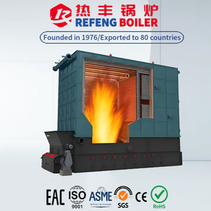 Chaudière à biomasse et charbon YLW-10500Kw/h à grille à chaînes automatique, haute efficacité thermique pour l'industrie du traitement du bois et de l'asphalte - Product Image 5