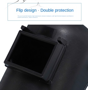 Casco da Saldatore Regolabile in Fibra <span class=keywords><strong>di</strong></span> Vetro con Lente Ribaltabile Nera Resistente al Calore ATPV 20.0cal/sqcm Protezione Dielettrica Schermo Facciale - Product Image 6