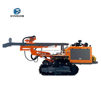 Foreuse rotative DTH à moteur diesel Xingda avec une profondeur maximale de 50 m pour les applications photovoltaïques et de micropiles