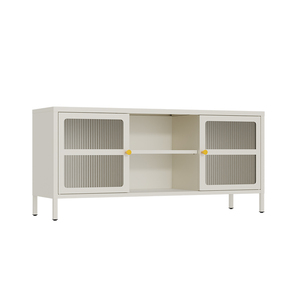 Hiện Đại Trắng TV đứng bảng có thể gập lại kim loại phòng khách lưu trữ Tủ Bán Buôn Đồ nội thất nhà nightstand & sideboard - Product Image 1