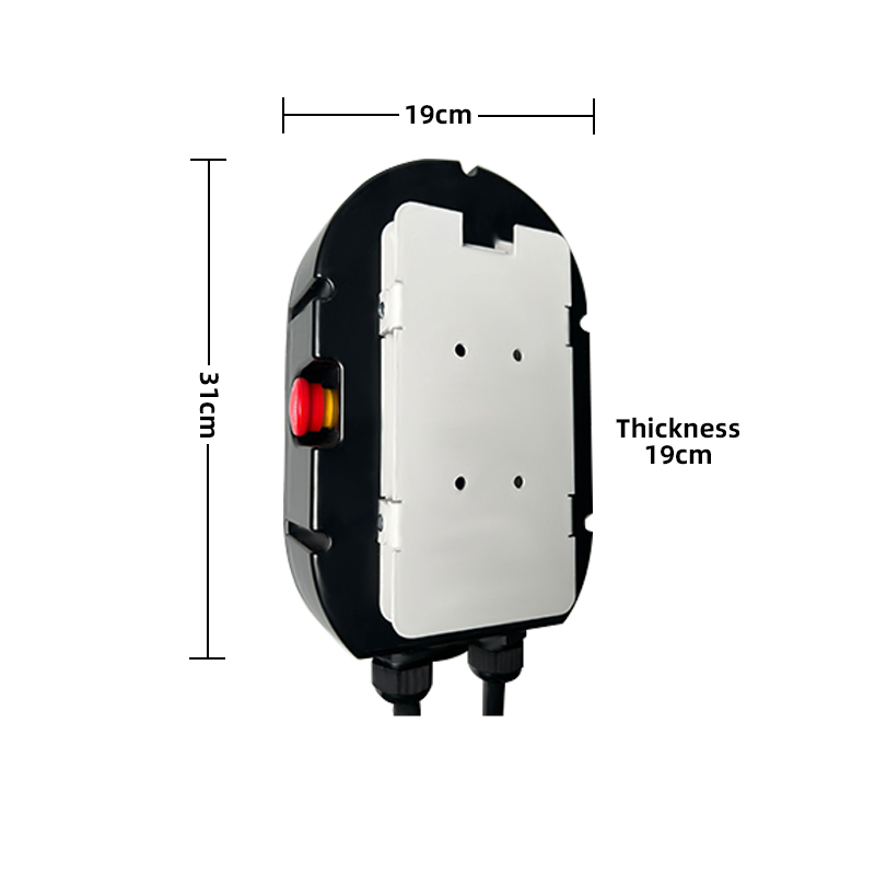 Проектирование производителя Wallbox Коммерческий Ev Ac 7kw 11kw 22kw Электрическая зарядная станция для автомобилей с 5-метровым кабелем