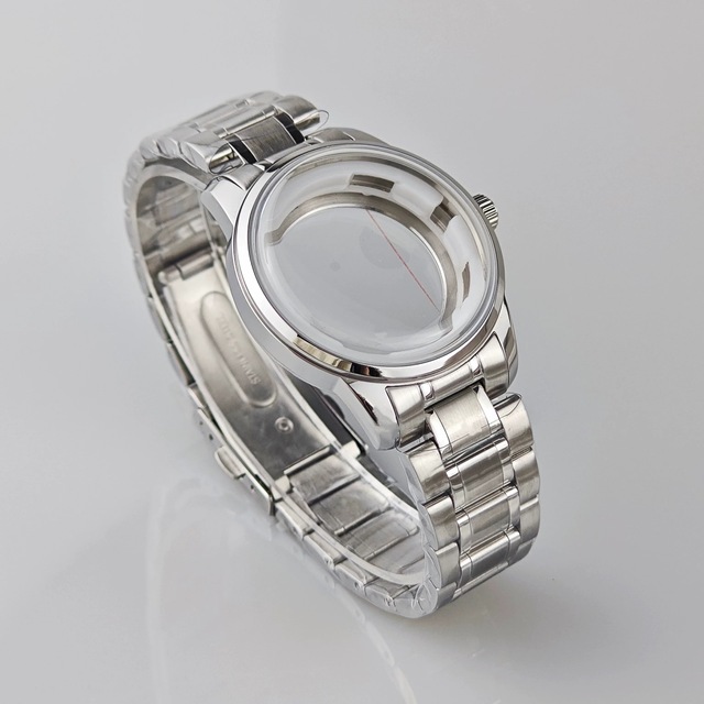 39.5mm GS case Suitable for Nh35 Movement Mod Kit for Seik Customize Watch Parts Stainless Steel Strap Nh35 Mod