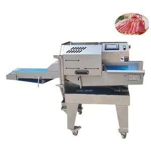 Commercial Automatic Frozen meat cutting machine sausage Steak Cheese Ham Slicer Slicing Machine