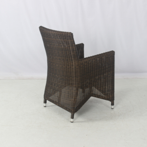 Chaise de <span class=keywords><strong>terrasse</strong></span> extérieure de haute qualité pour restaurant, en rotin synthétique brun, <span class=keywords><strong>fauteuil</strong></span> de salle à manger - Product Image 5