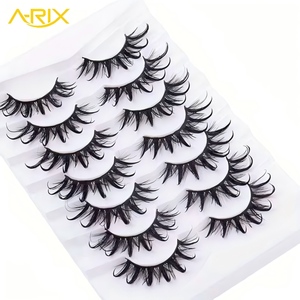 ขนตาปลอม A-RIX 7 คู่ แบบ Wet Look ขนมิ้งค์เทียม เนื้อฟูเป็นช่อ ดูเป็นธรรมชาติ ขนตาหนา ขายส่ง รับผลิตแบรนด์ส่วนตัว - Product Image 5