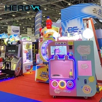Machine à barbe à papa automatique pour enfants, vente chaude en Thaïlande, faible coût, design floral, nourriture pour enfants avec fonction SDK