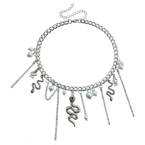 Jewelry Pearl-Shaped Pendant Sweet Cool Girl Style Clavicle Chain Sparkling Tassel Light Luxury High-End Necklace for Women - Product Image 5