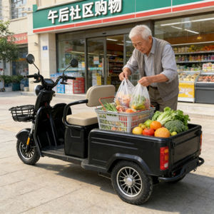 Tricycle électrique HengQiao 3 places ouvert (60V, cadre en acier) certifié DOT, navette pour les visites des sites touristiques et patrimoniaux culturels - Product Image 6
