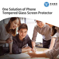 Machine de découpe automatique de verre trempé pour la fabrication de protecteurs d'écran en verre trempé pour téléphones mobiles, haute capacité