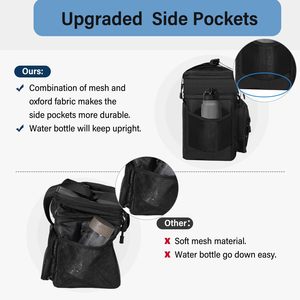 Nouvelle sacoche isotherme portable pour enfant en tissu Oxford 600D écologique, sac de rangement pliable en forme de cube - Product Image 4