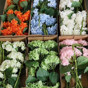 Beaufy Chất Lượng Cao Nhân Tạo Hoa Bó Hoa Bất Cảm Ứng Cao Su Tú Cầu Lớn Đầu Hortensia Hoa Trang Trí Nội Thất Đám Cưới Bán Buôn - Product Image 6