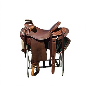 Vente chaude Selle de course artisanale en cuir véritable et bois, style anglais, pour l'équitation, durable, respirante, qualité supérieure BS - Product Image 1