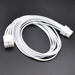 Câble d'alimentation 40cm/60cm 16AWG PSU ATX CPU 8 broches mâle vers CPU 8(4+4) broches pour Corsair Type4 RM850 RM750x RM850x SF750 <span class=keywords><strong>HX850</strong></span> Platinum - Product Image 1