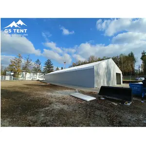 GSTENTS USA fournisseurs d'entrepôt 10000 mètre carré grande tente temporaire d'industrie extérieure pvc sandwich en aluminium robuste