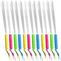 Baguette Lumineuse en Fibre Optique 3 Modes Lumière LED Clignotante Colorée Lumineuse pour Spectacles Événements Club Festival