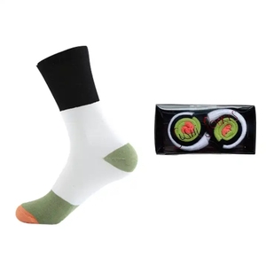 Chaussettes fantaisie à thème alimentaire, chaussettes amusantes Sushi & Fast Food, chaussettes créatives en <span class=keywords><strong>coffret</strong></span> cadeau, vente en gros transfrontalière - Product Image 3