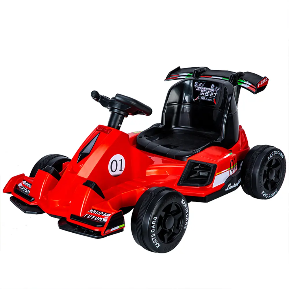 2022 neueste Doppel antrieb Batterie elektrische Go-Kart Kinder 6V elektrische Go-Kart für Kinder