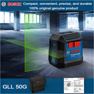 Vente en gros de niveaux <span class=keywords><strong>laser</strong></span> croisés <span class=keywords><strong>Bosch</strong></span> GLL 50G à faisceau <span class=keywords><strong>vert</strong></span>, outil de construction de haute précision pour la topographie - Product Image 4
