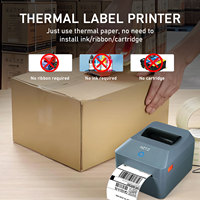 Imprimante d'étiquettes thermique 4 pouces pour codes-barres, reçus et étiquettes d'expédition 4x6