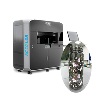 Imprimante à cylindre haute vitesse 360 degrés Bouteille en verre boîtes en aluminium Machine d'impression UV numérique