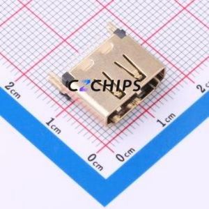 HDMI-GD-130PWB HDMI Connector SMD Connector ( Connector Type: HDMI-A )( Gender: Female )( Total Number of PINs: 19P ) - Product Image 1