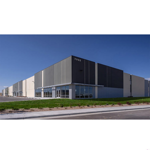 Estructura de Acero Prefabricada, Almacén Logístico, Taller, Edificio Industrial y Comercial, Certificado ASTM, Servicio de Doblado - Product Image 1