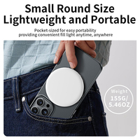 KAZHI Portable bicolore LED anneau Selfie lumière magnétique téléphone vidéo éclairage pour Selfies diffusion en direct photographie photographique