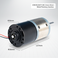 Moteur à engrenages BLDC Inrunner BL4235I-GB 42mm 35mm 6V-24V avec régulation de vitesse PWM haute précision pour rideaux intelligents