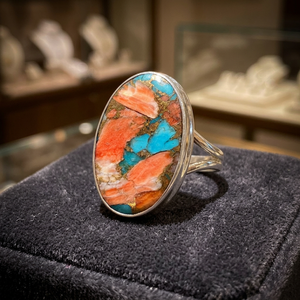 Anillo de compromiso de plata de ley 925 con diseño clásico y engaste de morganita auténtica, multicolor, de alta calidad - Product Image 2