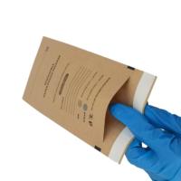 Sacs personnalisables de différentes tailles, jetables, inscriptibles, autocollants, en papier kraft, pour stérilisation à la chaleur sèche