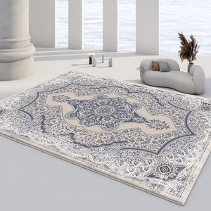 Tapis Abstrait Style Persan 10mm Épais Aspect Laine Doux Antidérapant Durable Adapté aux Animaux Domestiques pour Salon Chambre Décoration - Product Image 1