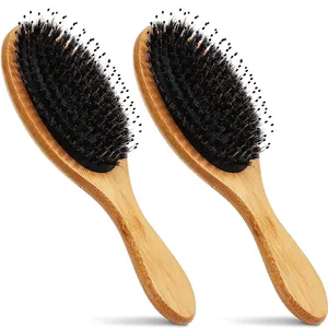 Common Comb Wide Tooth Scalp Products Natural Bamboo Massage Comb Wood Hair Brush