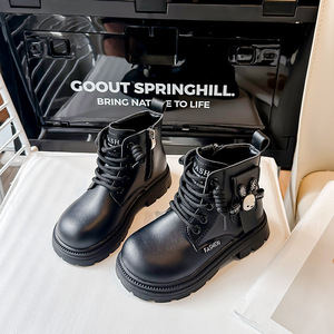 Chaussures d'hiver pour enfants, bottines chaudes doublées de polaire pour filles, bottes mignonnes à semelle en caoutchouc avec <span class=keywords><strong>strass</strong></span> et lapin, bottes à la mode pour enfants - Product Image 6