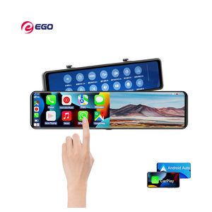 2022 mais novo produto 12 polegadas lente dupla wifi, gps, dashcam, 4k, câmera traseira, espelho dvr - Product Image 1