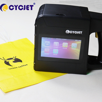 Impresora de Inyección de Tinta Portátil S88-4L TIJ de Formato Ancho de 50 mm, Impresora de Inyección de Tinta Multicolor para Bolsas de Papel y Cartón