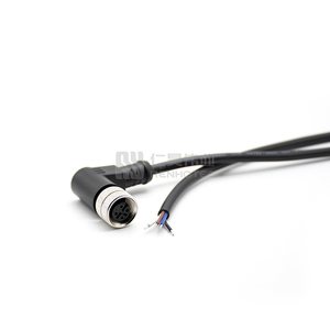 <span class=keywords><strong>Right</strong></span> <span class=keywords><strong>Angle</strong></span> M12 4pin một mã Cáp <span class=keywords><strong>d</strong></span>ây không thấm nước IP67 kết nối điện cắm - Product Image 3